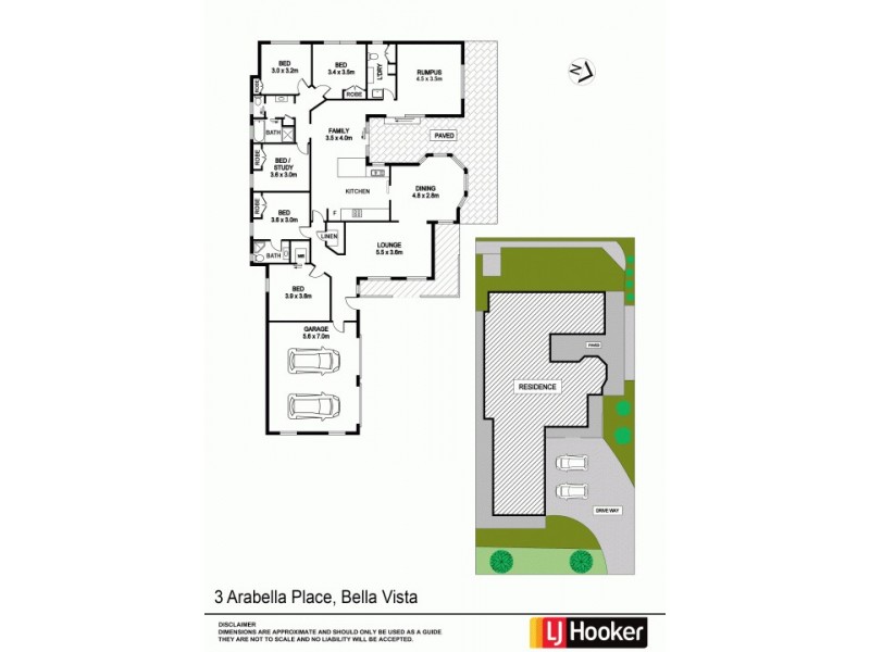 3 Arabella Place, Bella Vista NSW 2153 Floorplan