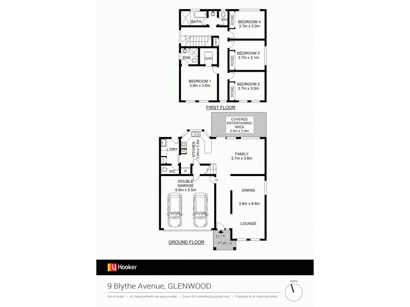 9 Blythe Avenue, Glenwood NSW 2768 Floorplan