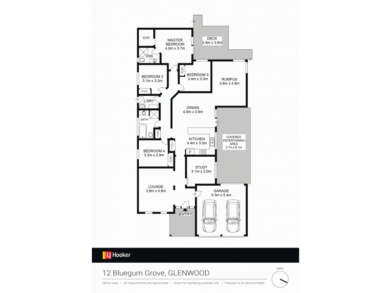 12 Bluegum Grove, Glenwood NSW 2768 Floorplan