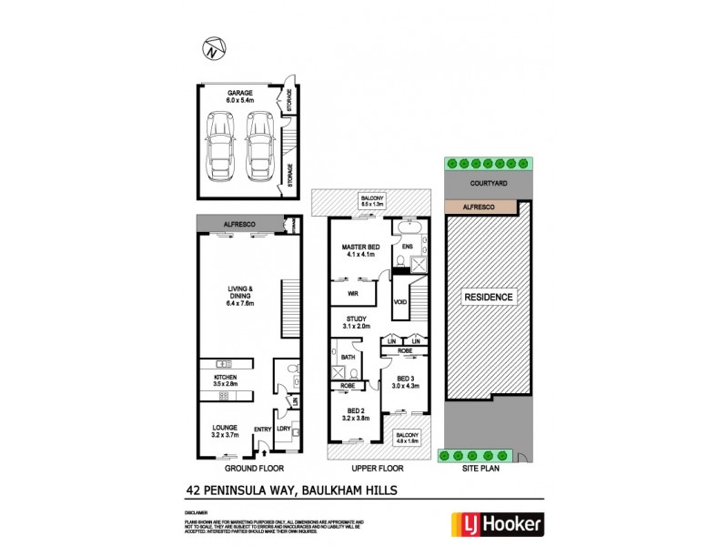 42 Peninsula Way, Baulkham Hills NSW 2153 Floorplan