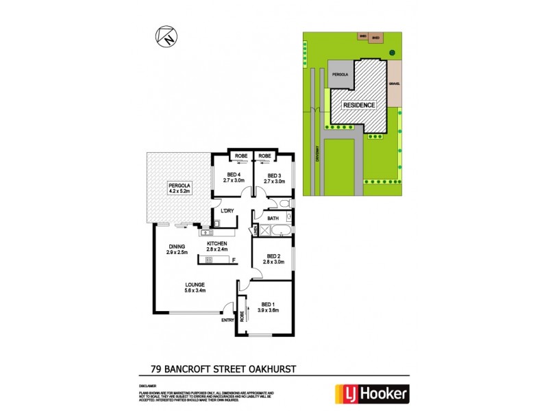 79 Bancroft Street, Oakhurst NSW 2761 Floorplan