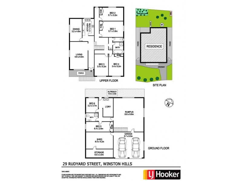 29 Rudyard Street, Winston Hills NSW 2153 Floorplan