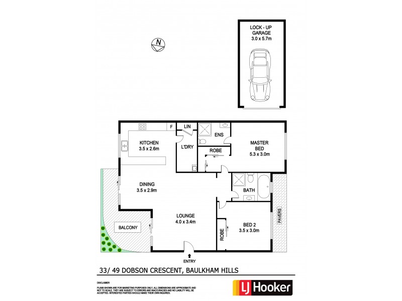 33/49 Dobson Crescent, Baulkham Hills NSW 2153 Floorplan