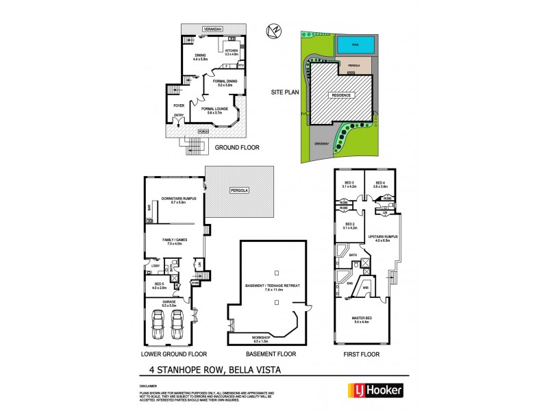 4 Stanhope Row, Bella Vista NSW 2153 Floorplan
