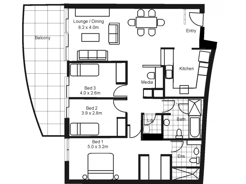 1002/12 Pennant Street, Castle Hill NSW 2154 Floorplan