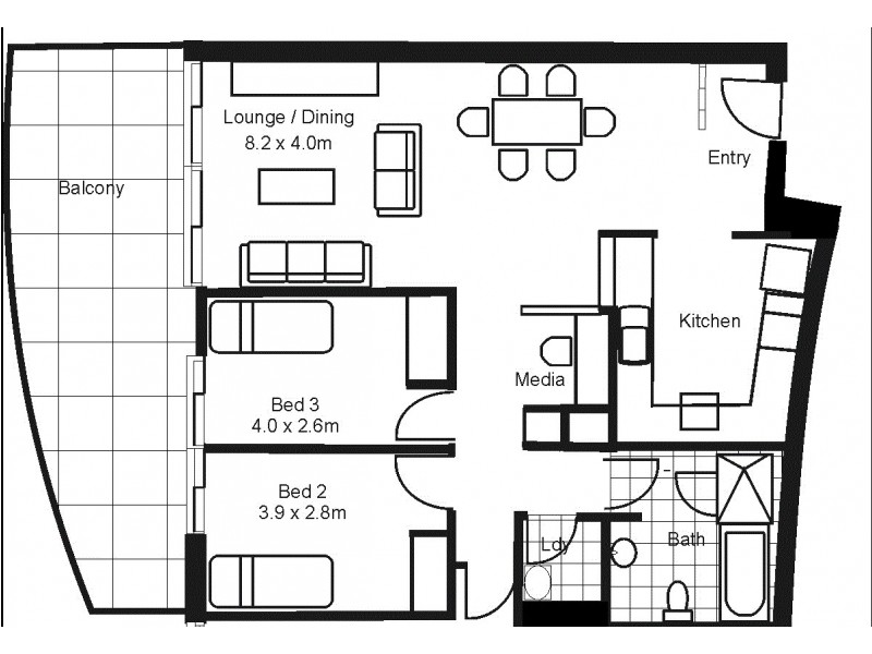 903/12 Pennant Street, Castle Hill NSW 2154 Floorplan