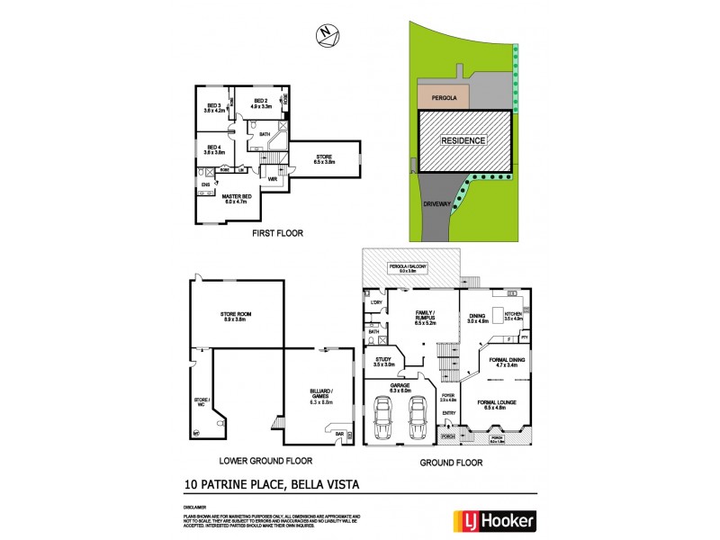 10 Patrine Place, Bella Vista NSW 2153 Floorplan