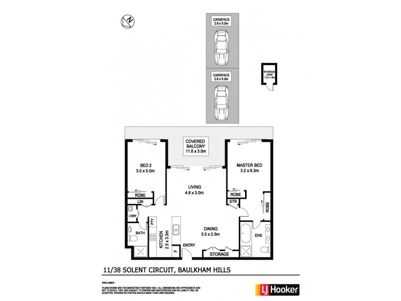 11/38 Solent Circuit, Baulkham Hills NSW 2153 Floorplan