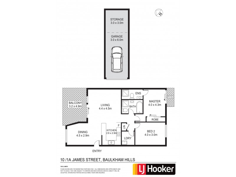 10/1A James Street, Baulkham Hills NSW 2153 Floorplan