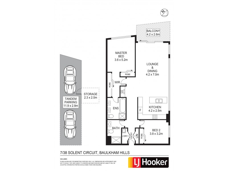 7/38 Solent Circuit, Baulkham Hills NSW 2153 Floorplan