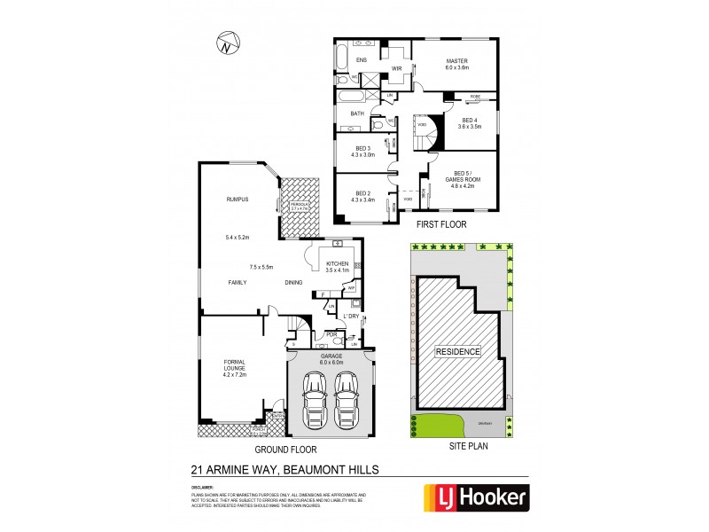 21 Armine Way, Beaumont Hills NSW 2155 Floorplan
