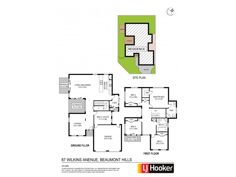 67 Wilkins Ave, Beaumont Hills NSW 2155 Floorplan
