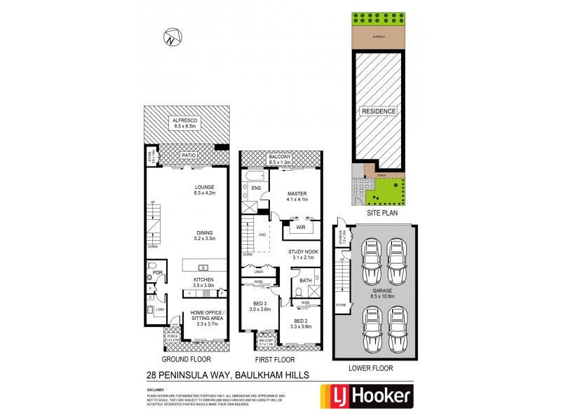 28 Peninsula Way, Norwest, Bella Vista, Baulkham Hills NSW 2153 Floorplan