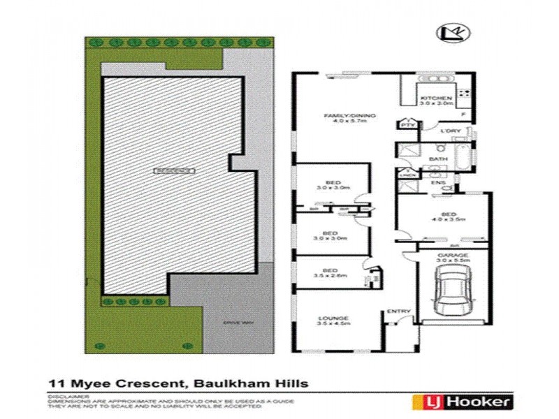 11 Myee Cr, Baulkham Hills NSW 2153 Floorplan