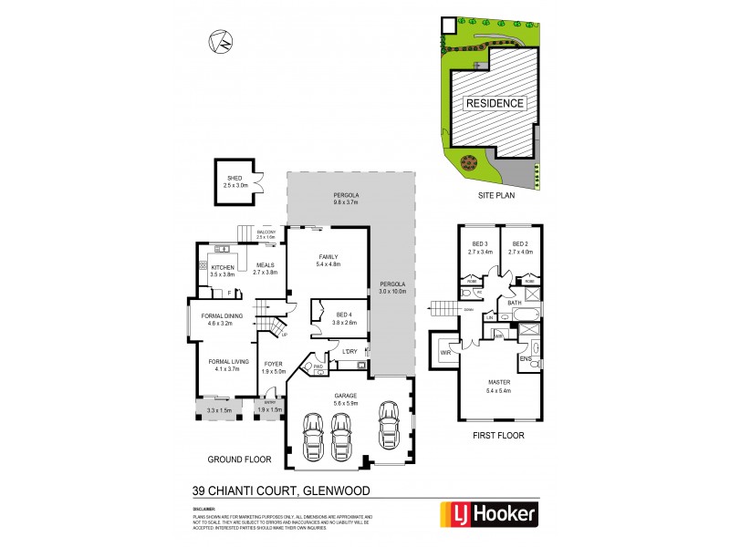 39 Chianti Court, Glenwood NSW 2768 Floorplan