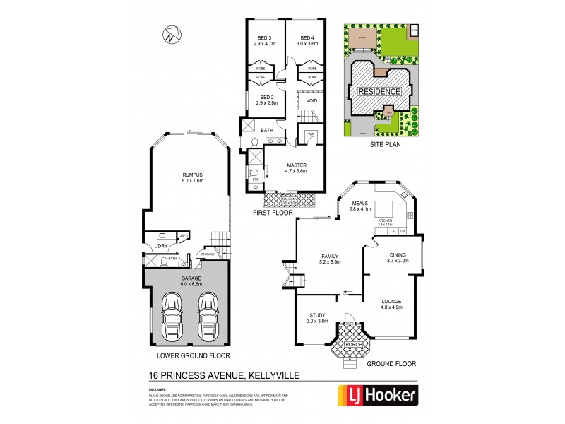 16 Princess Avenue, Kellyville NSW 2155 Floorplan
