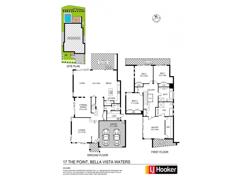 17 The Pointe, Bella Vista NSW 2153 Floorplan