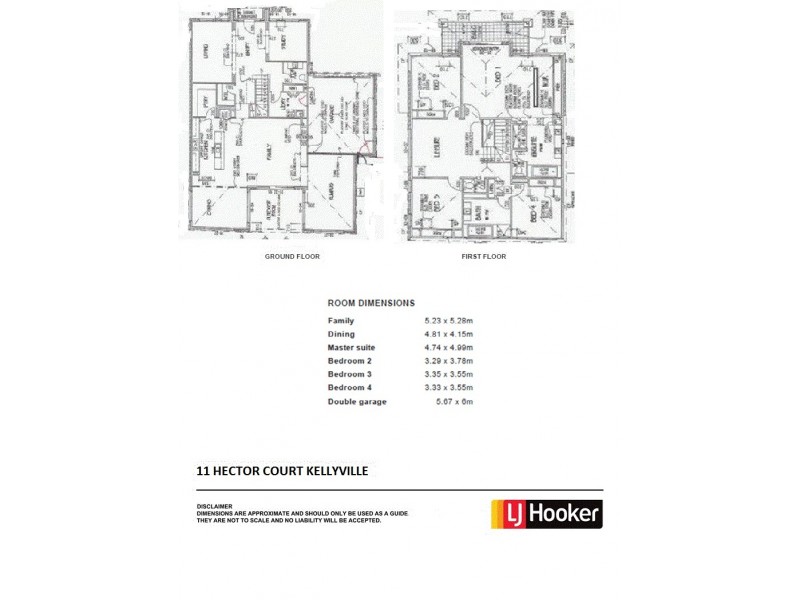 11 Hector Crt, Kellyville NSW 2155 Floorplan