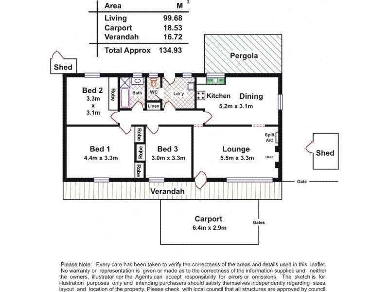 16 Turnbull Road, Enfield SA 5085 Floorplan