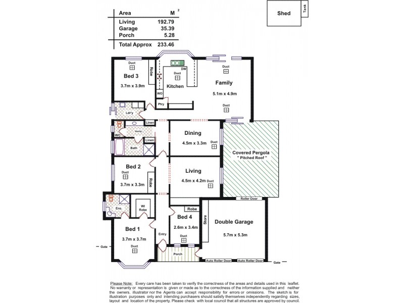 6 Sunset Circuit, Walkley Heights SA 5098 Floorplan