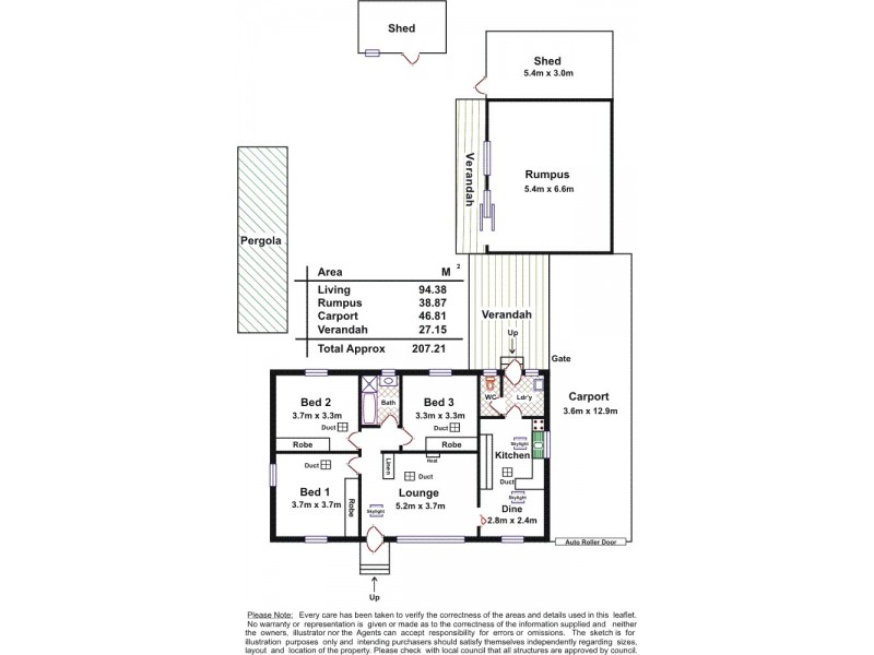 9 Brecon Drive, Ingle Farm SA 5098 Floorplan
