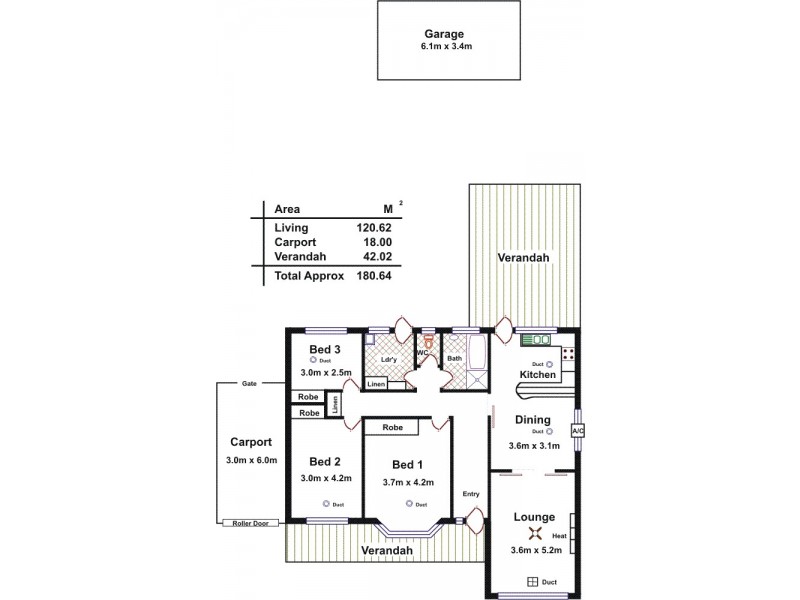 34 Maidos Grove, Valley View SA 5093 Floorplan