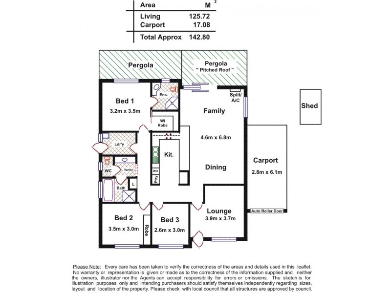 9 Ross Street, Clearview SA 5085 Floorplan