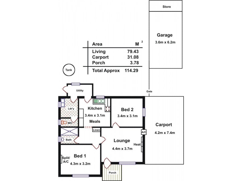 32 Passmore Street, West Richmond SA 5033 Floorplan