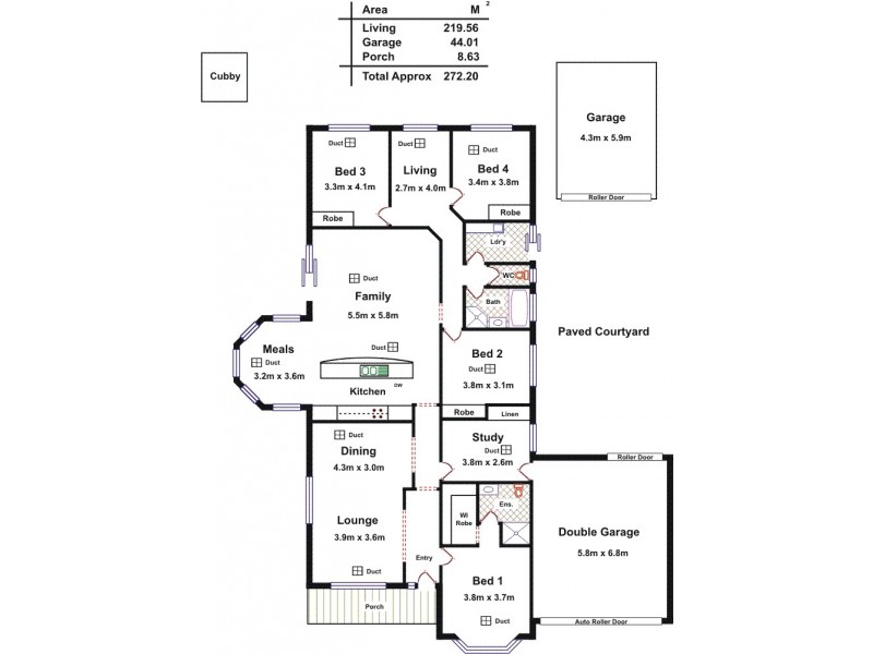 12 Creekview Drive, Walkley Heights SA 5098 Floorplan