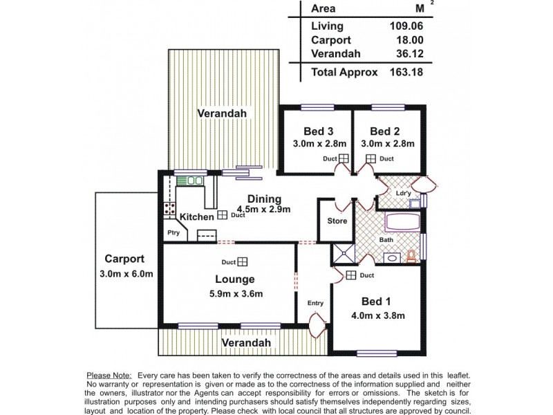 34 Kent Avenue, Clearview SA 5085 Floorplan