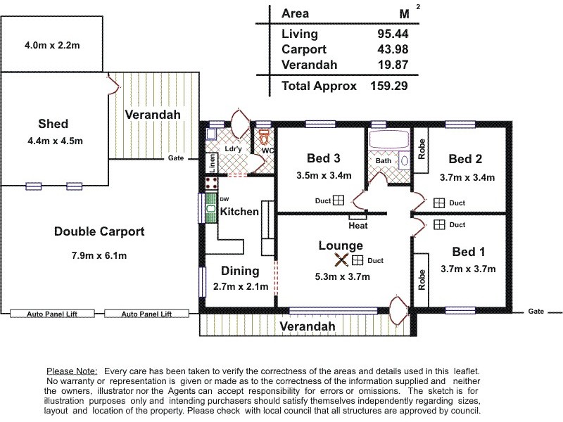 37 Tarana Avenue, Ingle Farm SA 5098 Floorplan
