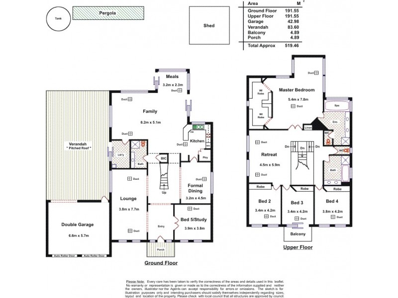 73 RM Williams Drive, Walkley Heights SA 5098 Floorplan