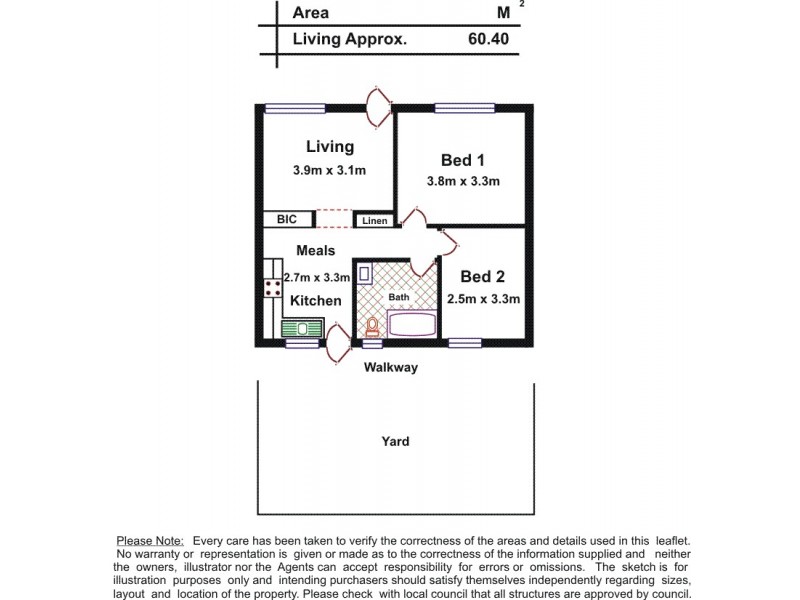 2/50 Gladstone Avenue, Kilburn SA 5084 Floorplan