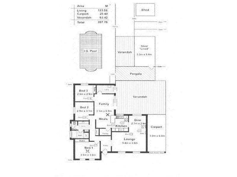 12 Nellie Street, Parafield Gardens SA 5107 Floorplan