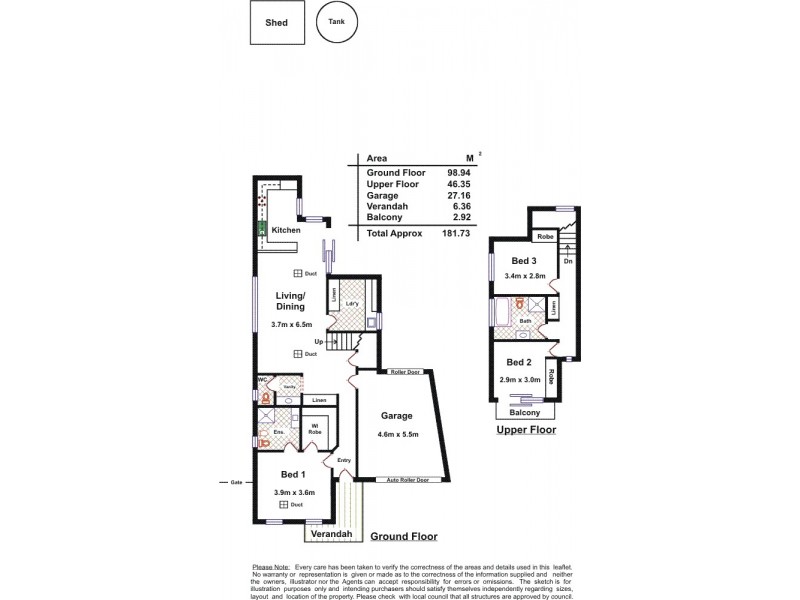 57 Oxford Street, Hillcrest SA 5086 Floorplan