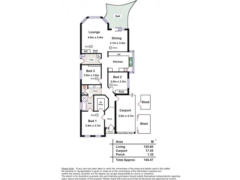 84 Lord Howe Avenue, Oakden SA 5086 Floorplan