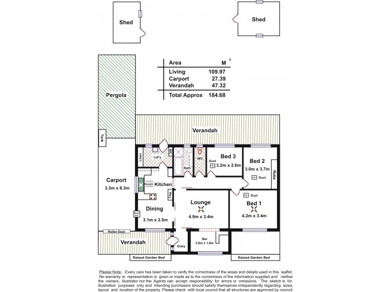 7 Windsor Avenue, Para Hills SA 5096 Floorplan