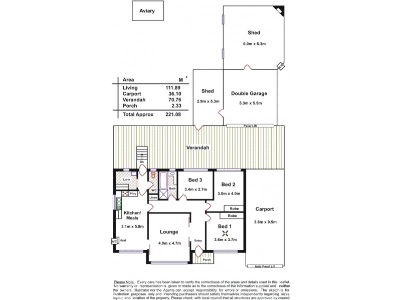 8 Miller Avenue, Para Hills SA 5096 Floorplan