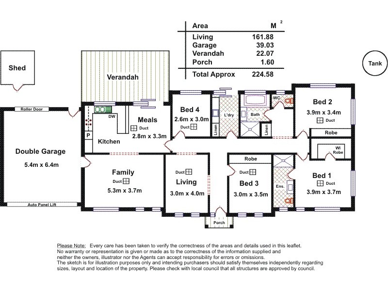 41 Gascoyne Avenue, Hillcrest SA 5086 Floorplan