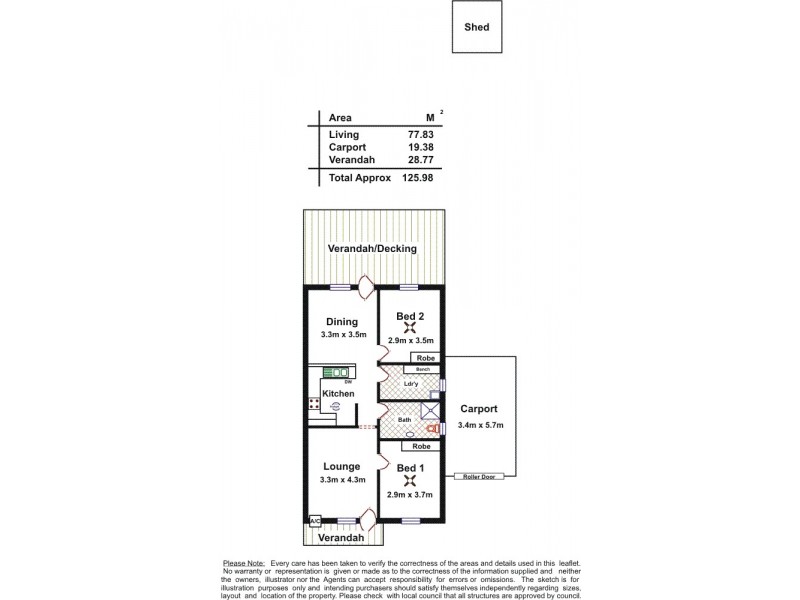 17 Dorset Street, Oakden SA 5086 Floorplan