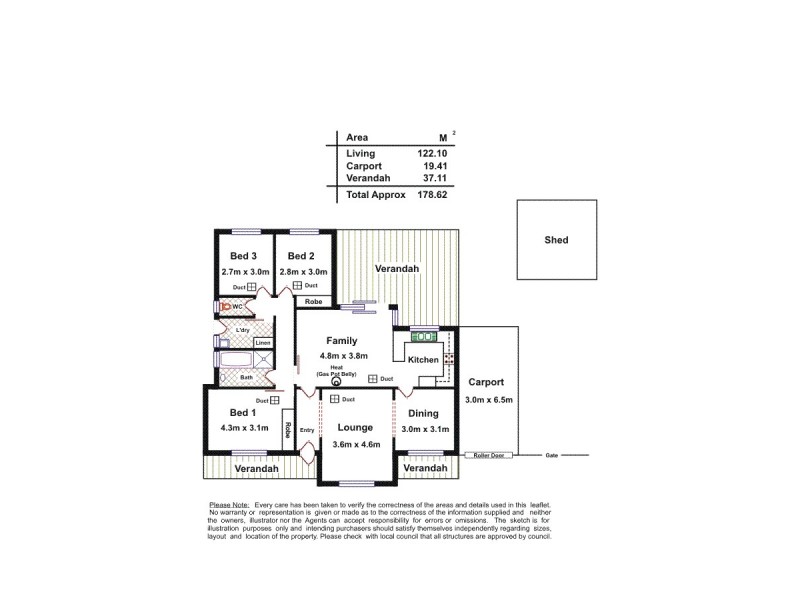 1 Wesley Court, Salisbury Plain SA 5109 Floorplan