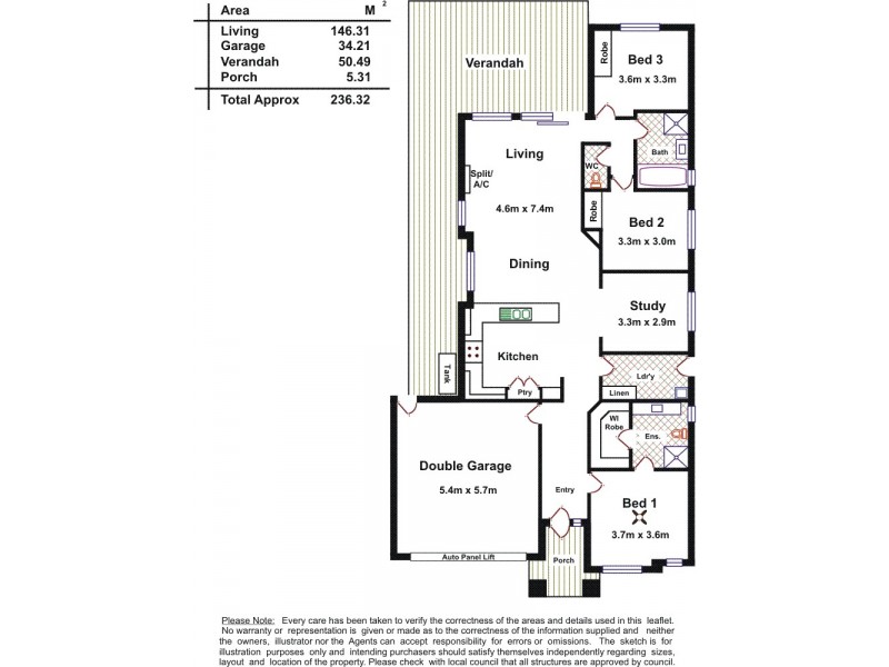 12 Kinross Avenue, Burton SA 5110 Floorplan