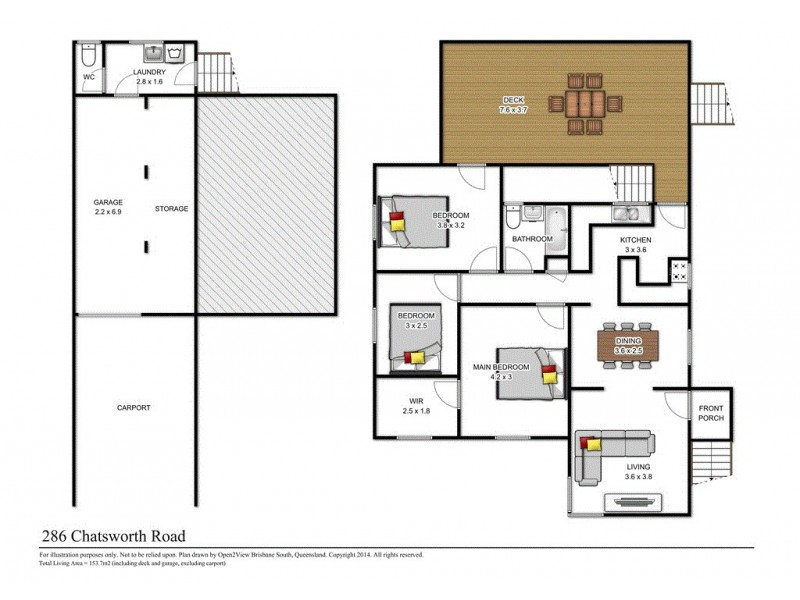 286 Chatsworth Road, Coorparoo QLD 4151 Floorplan