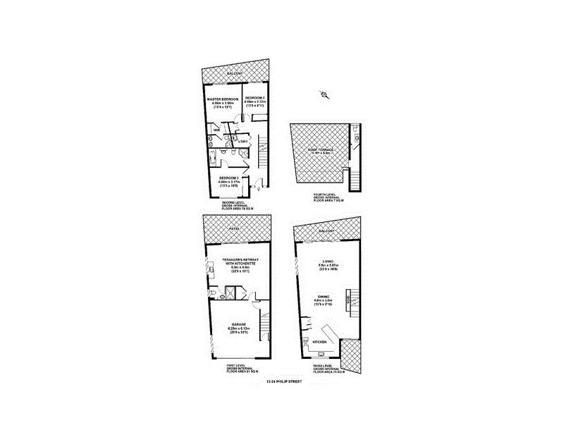 13/24 Philip Street, Hawthorne QLD 4171 Floorplan