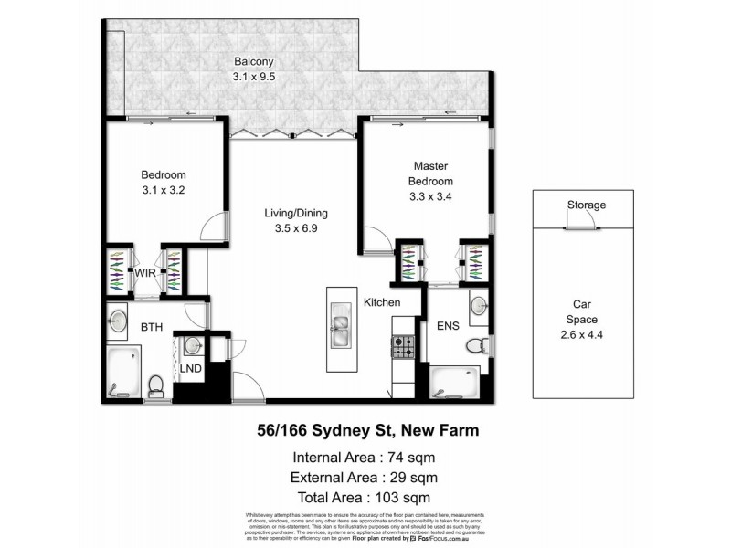 56/166 Sydney Street, New Farm QLD 4005