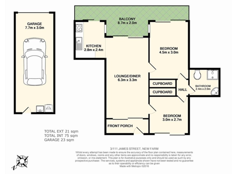 3/111 James Street, New Farm QLD 4005