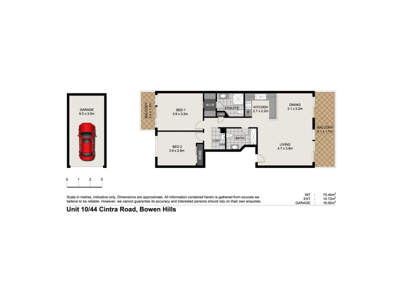 10/44 Cintra Road, Bowen Hills QLD 4006 Floorplan