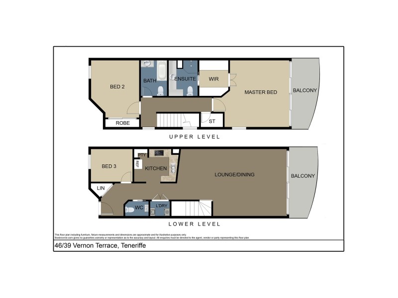 46/39 Vernon Terrace, Teneriffe QLD 4005 Floorplan