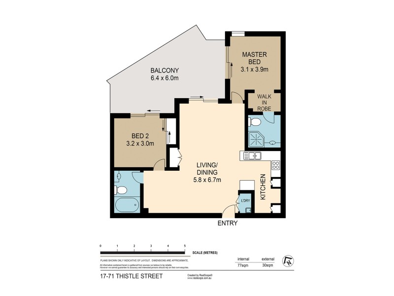 17/71 Thistle Street, Lutwyche QLD 4030 Floorplan