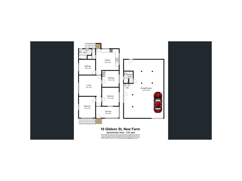 10 Gibbon Street, New Farm QLD 4005 Floorplan